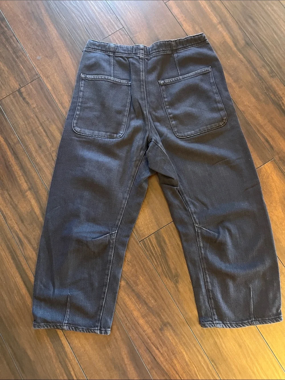 Free People Osaka midrise barrel jeans in black, excellent condition size 29